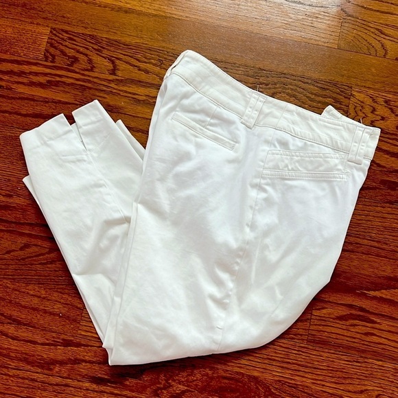 Tribal Stretch White Capri Pants size 6 - Picture 1 of 9